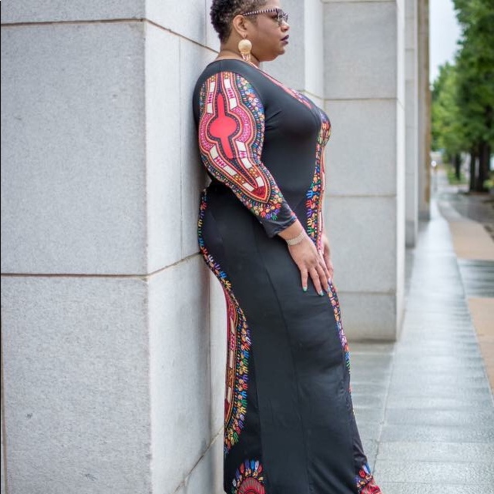 3/4 Sleeve Plus Size Dress  <MAKE AN OFFER>